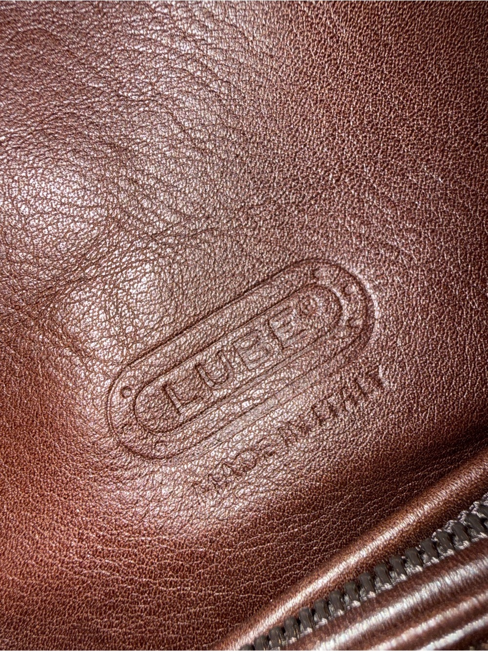 Vintage Italian Leather Crossbody Bag Dark Brown Adjustable Strap Mini Purse - Picture 7 of 13